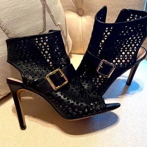 Vince Camuto black heel sexy bootie sandals
